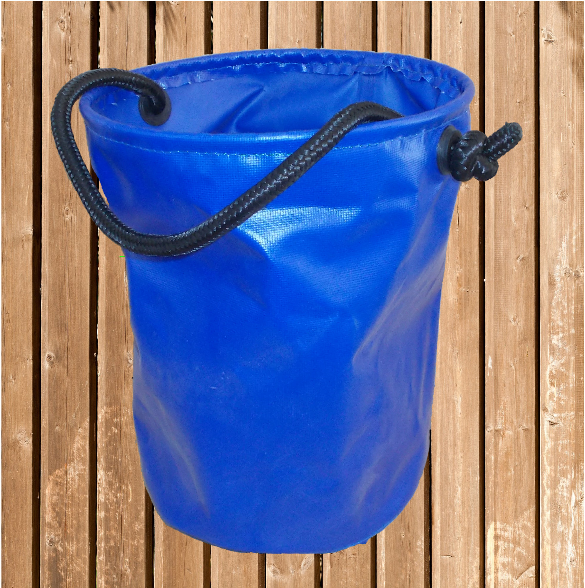 Eimer faltbar 10 L, Wasser- und Futtereimer faltbar, blau